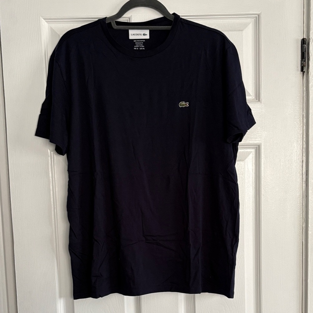 Lacoste Men's Dark Blue Short Sleeve Tee